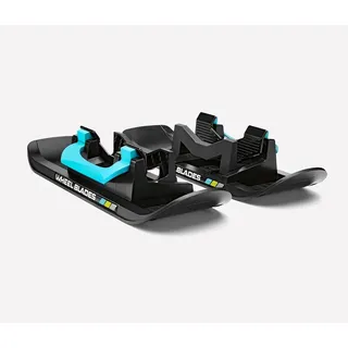 Wheelblades XL Kinderwagenski Paar schwarz/blau