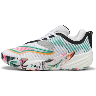 Puma, Unisex, Hallenschuhe, All-Pro NITROTM 2 (42), Grün, Weiss