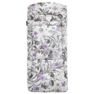 hauck Universal Sitzauflage für Kinderwagen und Buggy (atmungsaktive Baumwolle) - Floral Grey