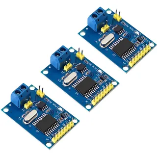 MCP2515 CAN Bus Modul RUIZHI 3 Stück MCP2515 CAN Bus Shield Basiert auf TJA1050 Empfänger Unterstützt CAN V2.0B Technologie SPI Protokoll Kompatibel mit Arduino mit Raspberry Pi