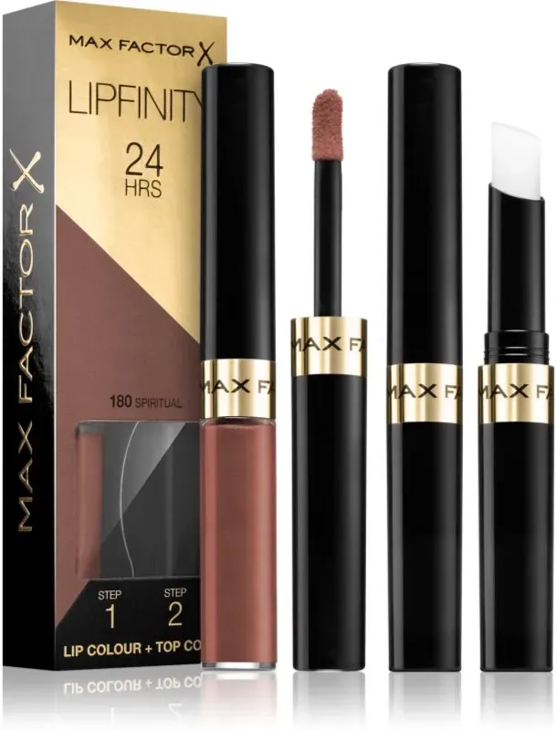 Max Factor Lipfinity Lip Colour langanhaltender Lippenstift mit Balsam Farbton 180 Spiritual 4,2 g