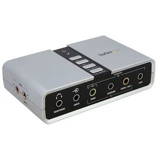 Startech 7.1 USB Audio Adapter - Silver