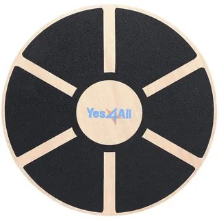 Yes4All Balance Board aus Holz Schwarz