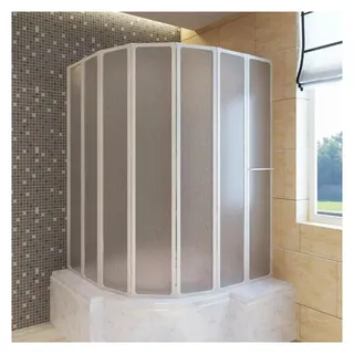vidaXL Duschwand 140 x 168 cm 7 Faltwände
