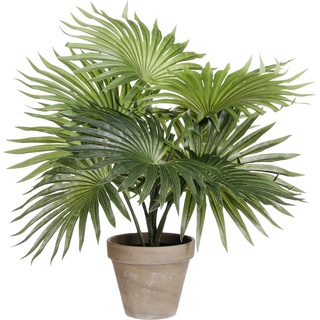 Mica decorations Mica Kunstpflanze Palme grün im Topf 40 cm