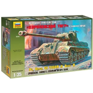 Zvezda 3616 1:35 Königstiger Porsche