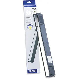 Epson Patrone schwarz SIDM für LQ-1000/1050/1070/+/1170/1180/+, C13S015022) – Drucker Farbband (schwarz, Matrix-Punkt, 24 Pin, lq-1500/2170/2500/25, 492 x 91 x 36 cm