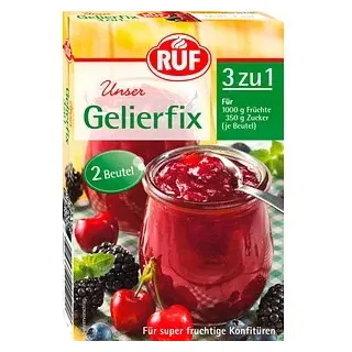 Ruf 3 zu 1 Gelierzucker, 2x25,0 g