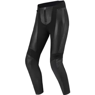 SHIMA Monaco 2.0 Leder Motorradkombi Damen - Schwarz Frauen Motorrad Lederkombi mit Protektoren - Hose und Jacken (Hosen, M)