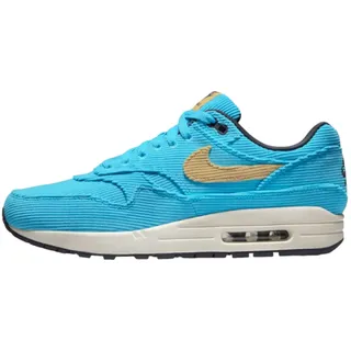 Nike Unisex Air Max 1 Premium Sneaker, Baltic Blue Sesame Gridiron Sail, 39 EU