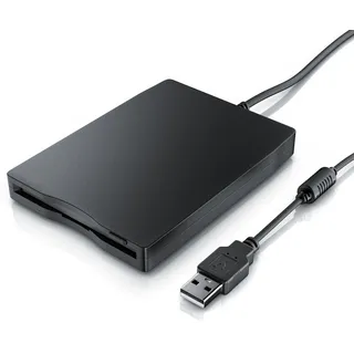 CSL Diskettenlaufwerk Externes USB Diskettenlaufwerk FDD 1,44MB (3,5) geeignet für PC & MAC