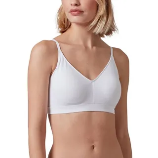 SKINY Soft BH mit herausnehmbare Pads Cotton Essentials 080478 Gr. 44 in White - 44