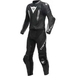 Dainese Laguna Seca 5 2-Teiler S/T Motorrad Lederkombi, schwarz-weiss, Größe 60 62 122 für Männer
