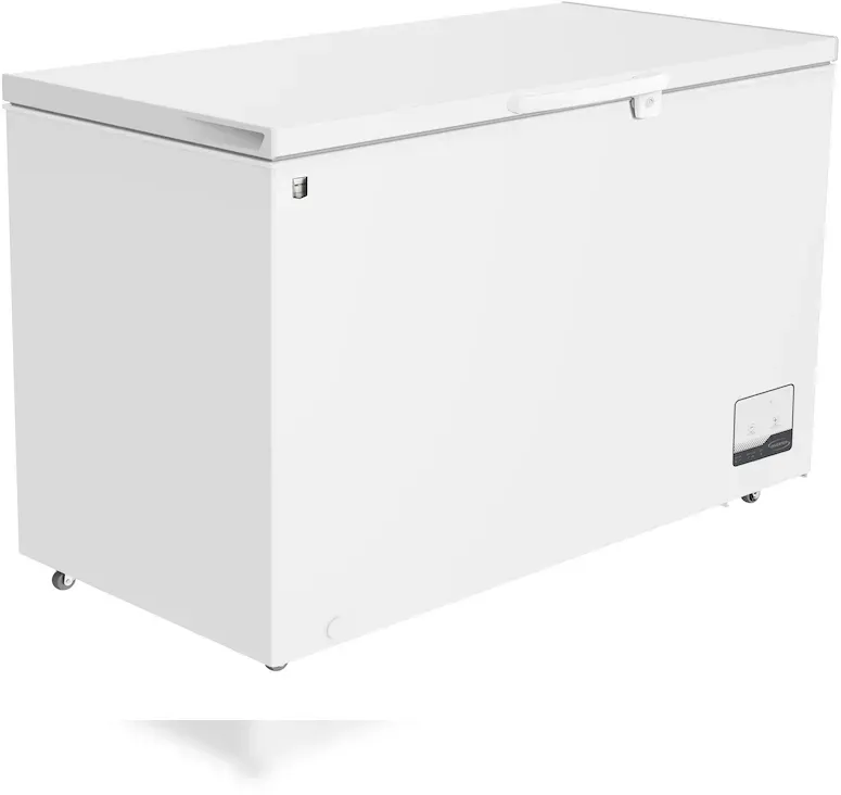 METRO Professional Gefriertruhe GHF2300, Stahl / Aluminium, 112.5 x 61 x 83.5 cm, 300 L, 95 W, 1 Korb, LED-Beleuchtung, 4 Rollen, mit Schloss, weiß