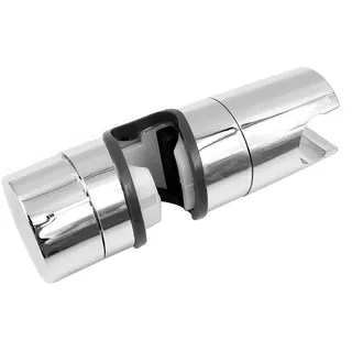 ccykxa Austauschbarer Handbrausehalter, verstellbarer Durchmesser 18–25 mm, Duschkopfhalter, Chrom,