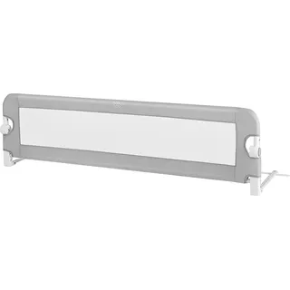 Costway Bettgitter klappbar, Bettschutzgitter, Babybettgitter, Kinderbettgitter, Rausfallschutz fuer das Kinderbett, Zwillingsbett, Doppelbett, Que...