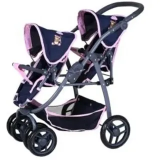 Knorrtoys Milo navy pink bear