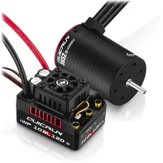 HobbyWing Combo WP10BL120G2 mit 3652SL-4000KV-G2 38030208 Automodell Brushless Antriebsset 1:10
