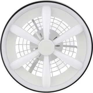 Brilliant LED Deckenleuchte mit Ventilator Gaiano Ø 48 cm 48 W schwarz
