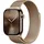 GPS + Cellular 42 mm Titangehäuse gold Milanaise Armband gold