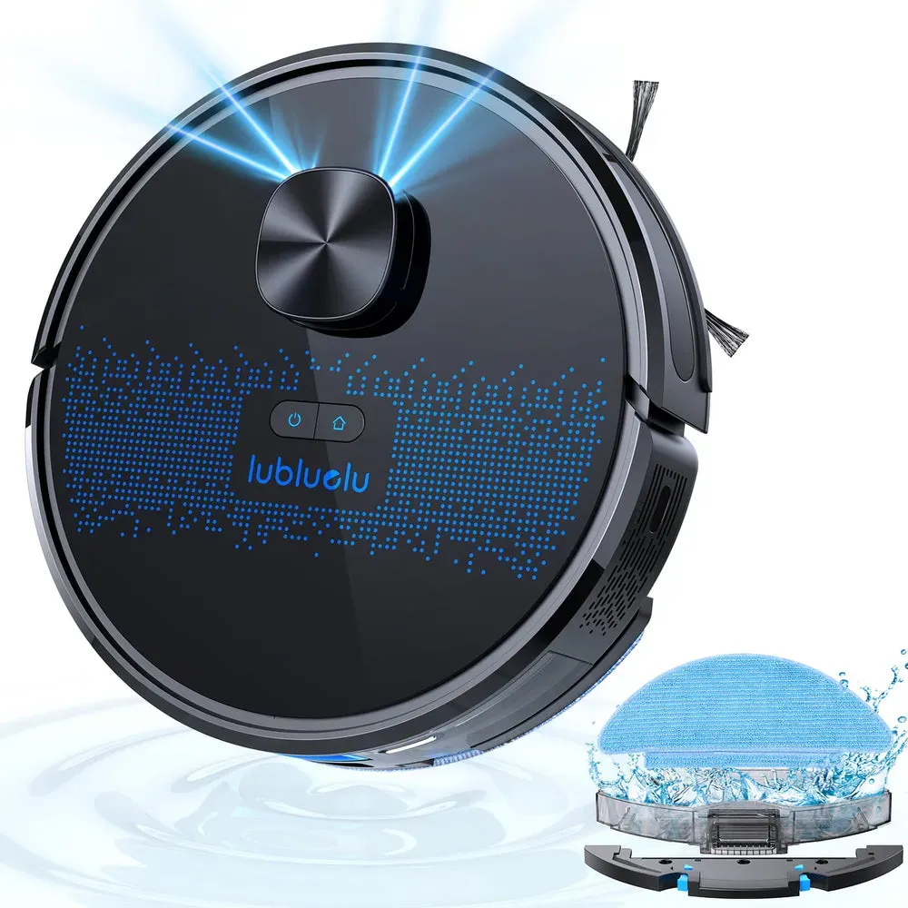 lubluelu SL60D 4000Pa LIDAR-Navigation Saugroboter - Schwarz / EU