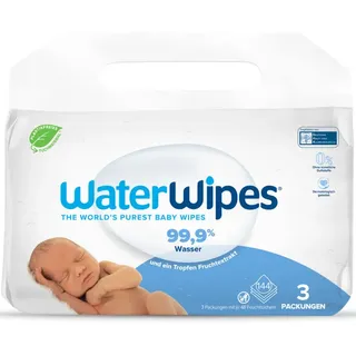 Water Wipes Babyfeuchttücher 144ST + Lätzchen gratis