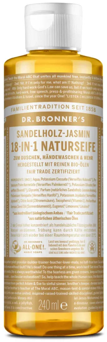 Dr. Bronner's Flüssigseife Magic Soap Sandelholz Jasmin 240 ml