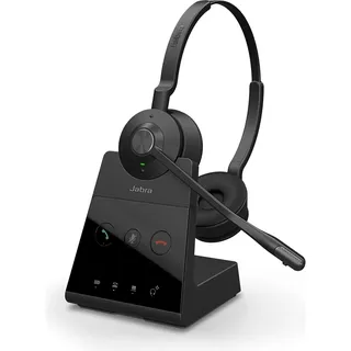 Jabra Engage 65 SE Stereo UNC (DECT, RJ, USB (Kabellos, USB-C), Office Headset, Schwarz