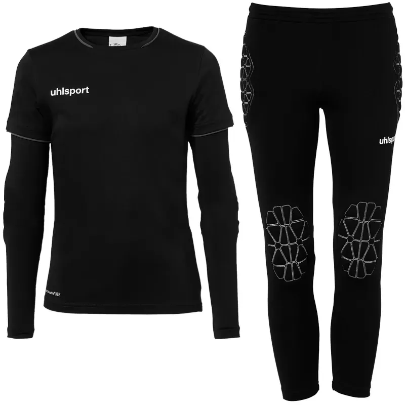uhlsport Save Goalkeeper Torwartset (Trikot+Hose) Kinder 222 - schwarz/anthra 116