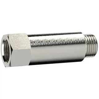 Riegler Verlängerungsstück, lang, G 1/8 a., G 1/8 i., SW14, MS v., L=42mm