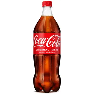 Cola-Cola Original Getränk 1er Pack 1x1 Liter PET Flasche inkl. Einweg-Pfand
