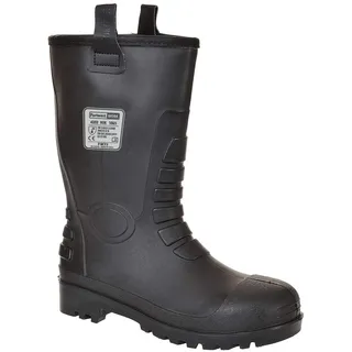 PORTWEST Neptune Rigger Sicherheitsstiefel S5 CI, Größe: 49, Farbe: Schwarz, FW75BKR49