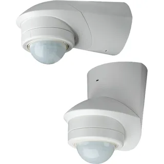 Grothe 94532 Aufputz PIR-Bewegungsmelder 360° Relais Weiß IP55