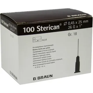 B. Braun Sterican Kanüle Luer-Lok 0,45x25 mm Gr.18 braun 100 St