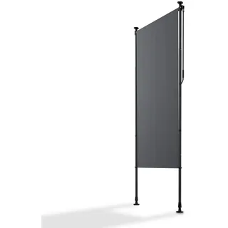 Juskys Senkrechtmarkise Barbados 100 x 310 cm Grau
