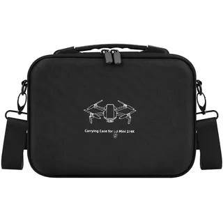 LiLiTok Mini 4K Tasche, Tragbare Tragetasche für DJI Mini 4K/Mini 2 SE/Mini 2 Drohne und Controller Zubehör, Kompakte Aufbewahrungs-Reisetasche mit Tragegurt, Schwarz