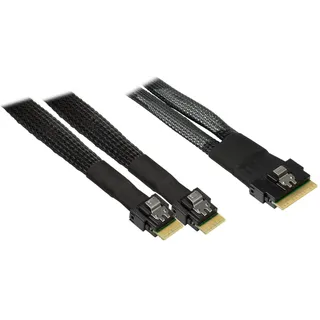 Inter-Tech Intertec Adapter 70 cm), schwarz,