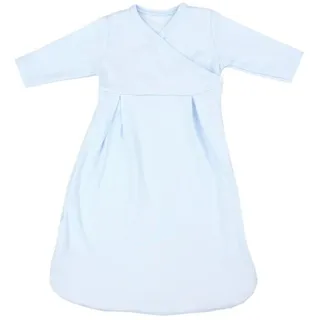 TupTam Langarm Innenschlafsack – Baby Schlafsack mit Ärmeln, Ganzjahresschlafsack aus Baumwoll-Jersey – Unisex, Farbe: Blau, 74-80 - 74-80