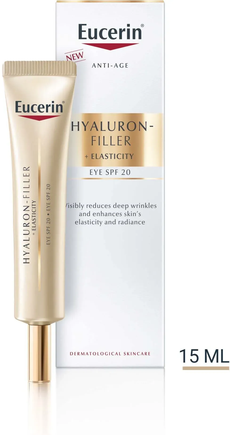 Eucerin Hyaluron-Filler + Elasticity Eye Cream Spf15 15 ml
