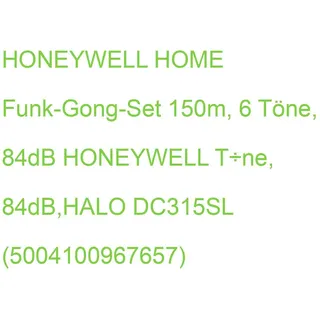 Honeywell DC315SL 150m, 6 Töne, 84dB, Lichtring, Weiß