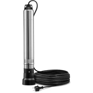 Trotec Tiefbrunnenpumpe TDP 750 E mit Edelstahl-Schmutzsieb, 5100 l/h, 1000 W, 23 m Kabel