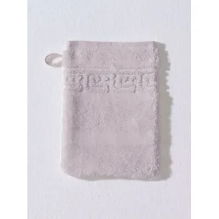 Waschhandschuh 16 x 22 cm silber