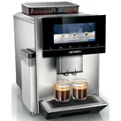 SIEMENS Kaffeevollautomat "EQ900 TQ907D03, intuitives 6,8" TFT-Display, 2 Bohnenbehälter", silber (edelstahlfarben), B:31,5cm H:39,2cm T:47cm, Kaffeevollautomaten, Barista-Modus, App, Geräuschreduzierung, 10 Profile, edelstahl