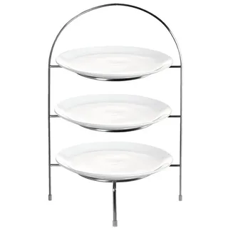 Asa Selection 3-stöckige Etagere A Table Metall Silber Chrom