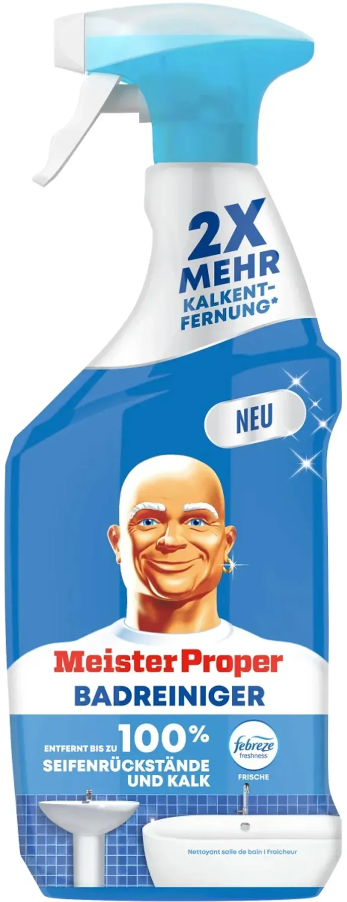 Meister Proper Badreiniger Febreze Freshness Frische 800 ml Flasche