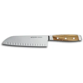 Felix Solingen Santokumesser First Class Wood, Handmade in Solingen, Allrounder silberfarben
