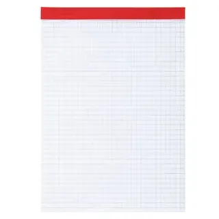 Brunnen 1055432 Notizblock A5, kariert, 50 Blatt, perforiert,