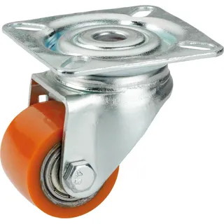 Dörner + Helmer Dörner+Helmer Schwerlastrolle 770035, Lenkrolle, 35mm Ø, Polyurethan, Tragkraft 100kg