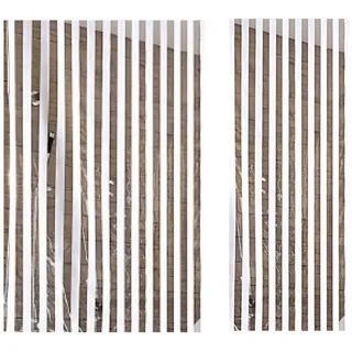 2 Ersatzrolrollos 128x240 u. 53x240 cm für KW Dusch-u. Eck-Duschrollo Streifen - 2 Stk