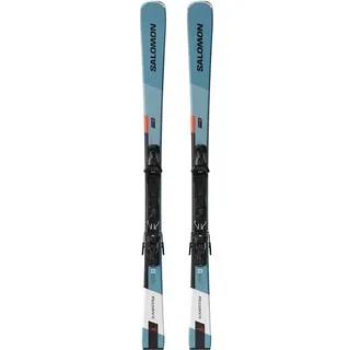 SALOMON Herren All-Mountain Ski E S/MAX 6 + M10 GW, Tahitian Teal/Bright Red/Black, 175